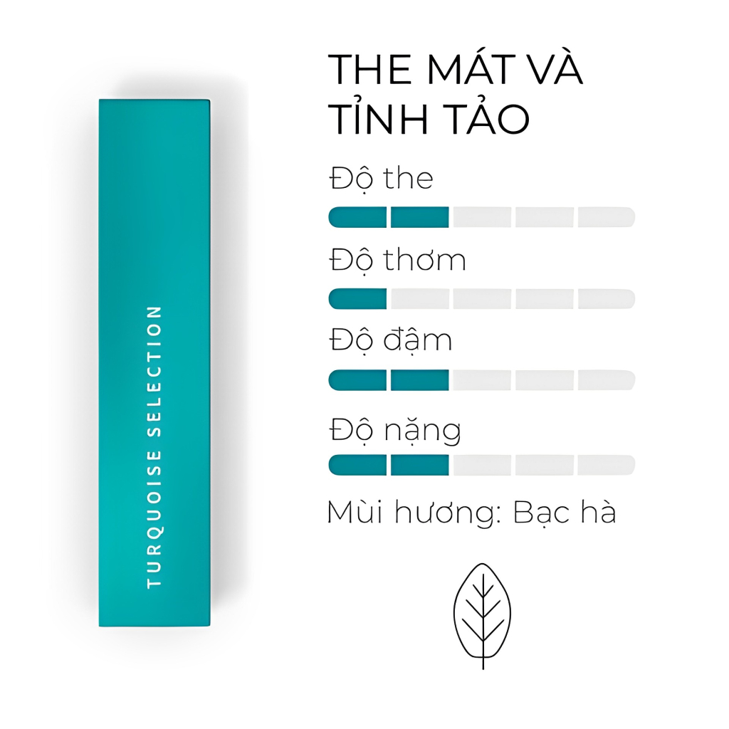 Thuốc Heets Kazakhstan vị bạc h&agrave; thuần (Turquoise Selection)