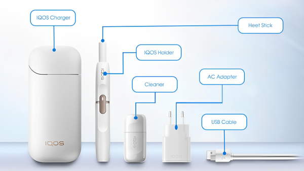 thuốc lá điện tử IQOS có thiết kế khá nhỏ gọn, đặc biệt là dòng IQOS 3.0 Multi nên rất thuận tiện mang theo bên mình.